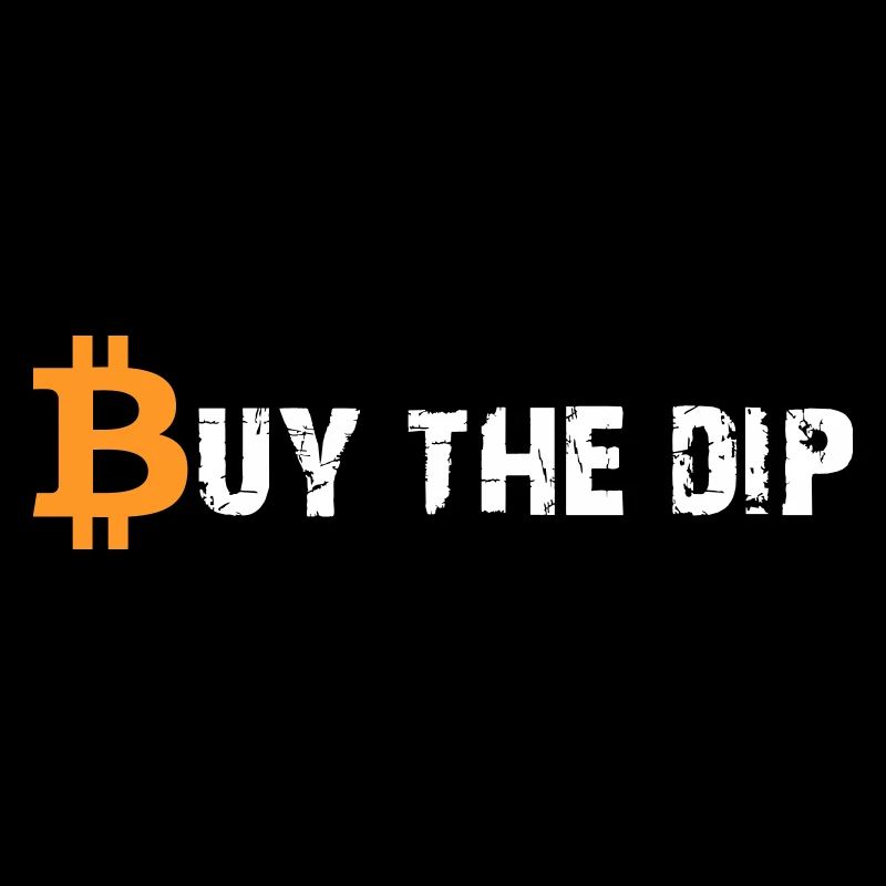 Bitcoin Crypto Vintage Dip Statement