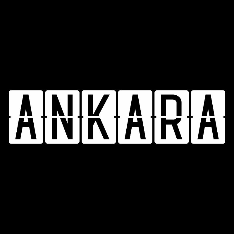 Panneau de l’aéroport d’Ankara