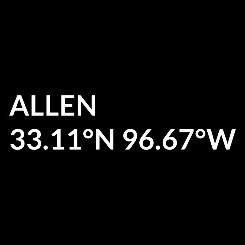 Coordonnées Allen Texas USA