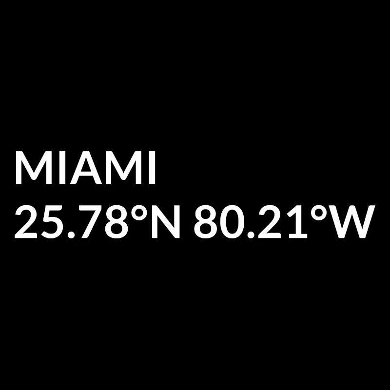 Miami Floride États-Unis Coordonnées