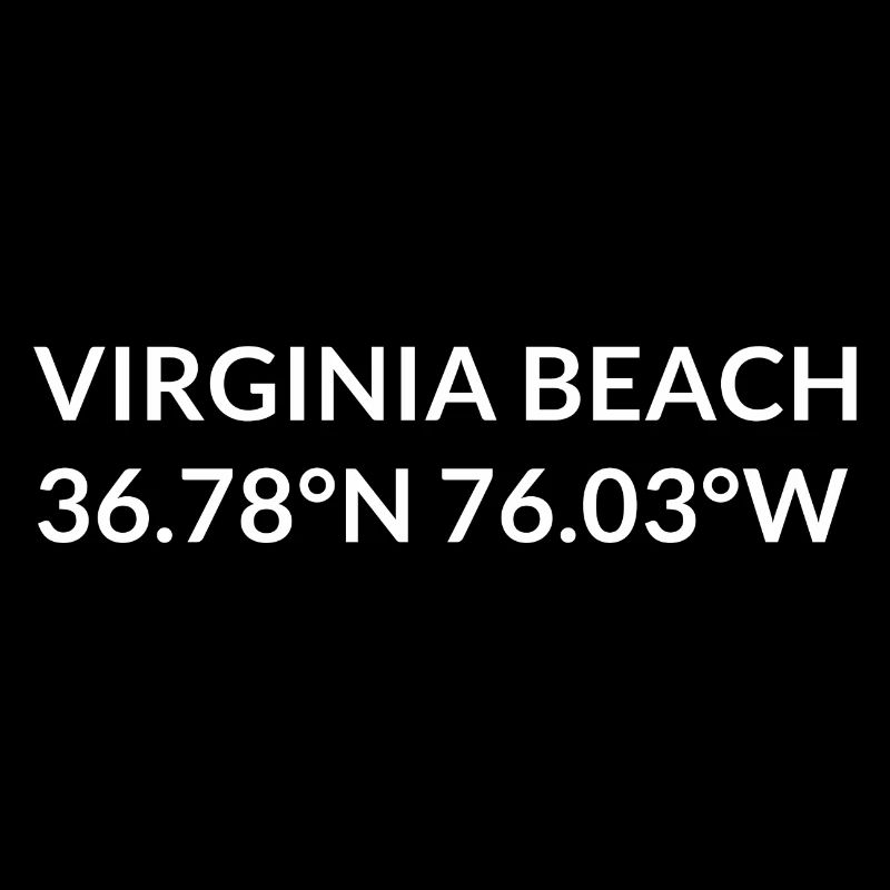 Virginia Beach, Virginia USA Coordinates