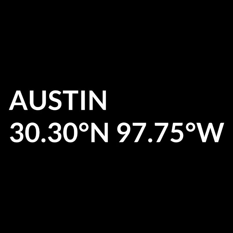 Coordonnées Austin, Texas, États-Unis