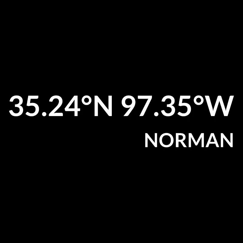 Norman, Oklahoma, USA Coordinates