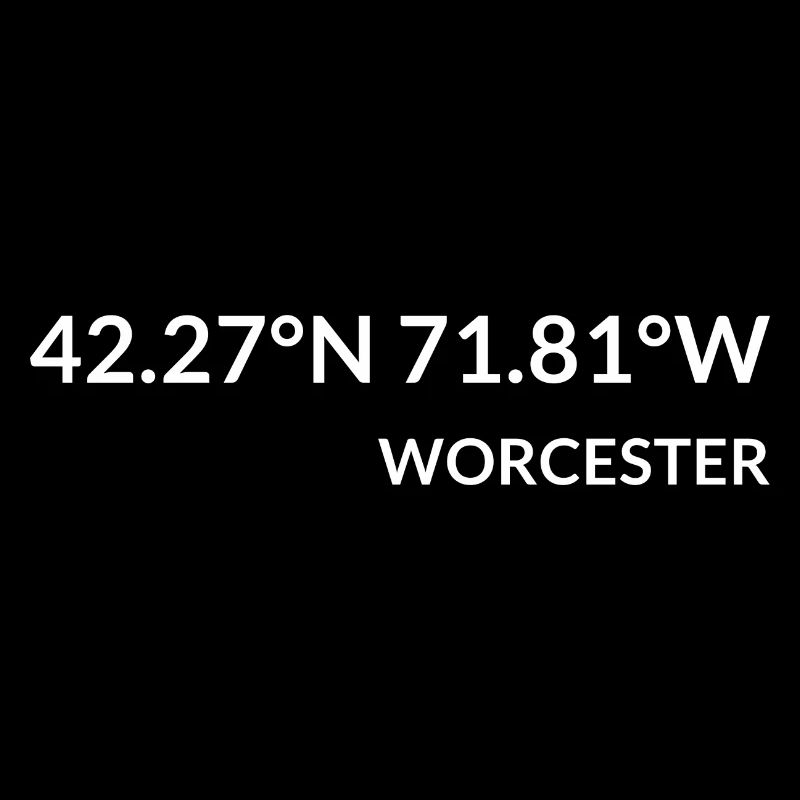 Worcester, Massachusetts, USA Coordinates