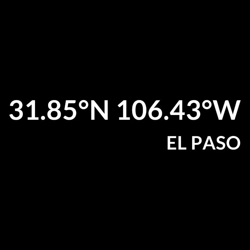 El Paso, Texas, USA Coordinates