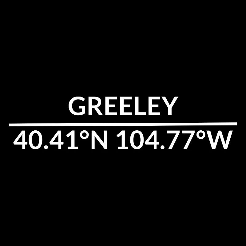 Coordonnées de Greeley, Colorado, États-Unis