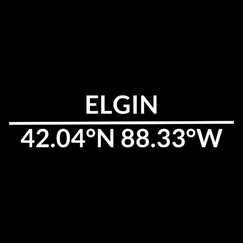 Elgin, Illinois, USA Coordinates