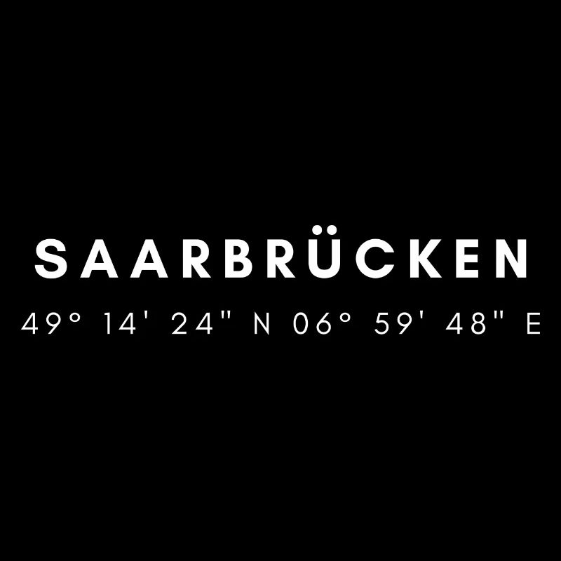 Les coordonnées de Sarrebruck
