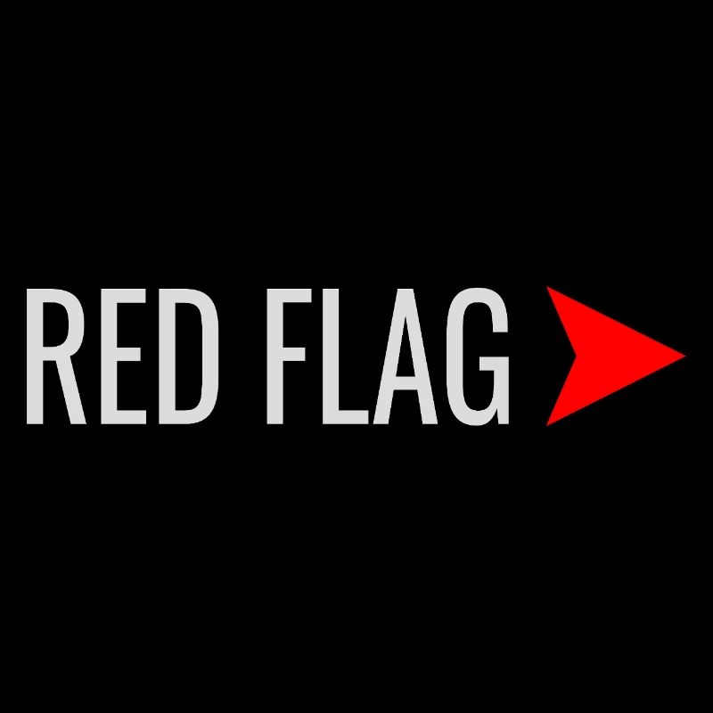 RED FLAG Beziehungszeichen