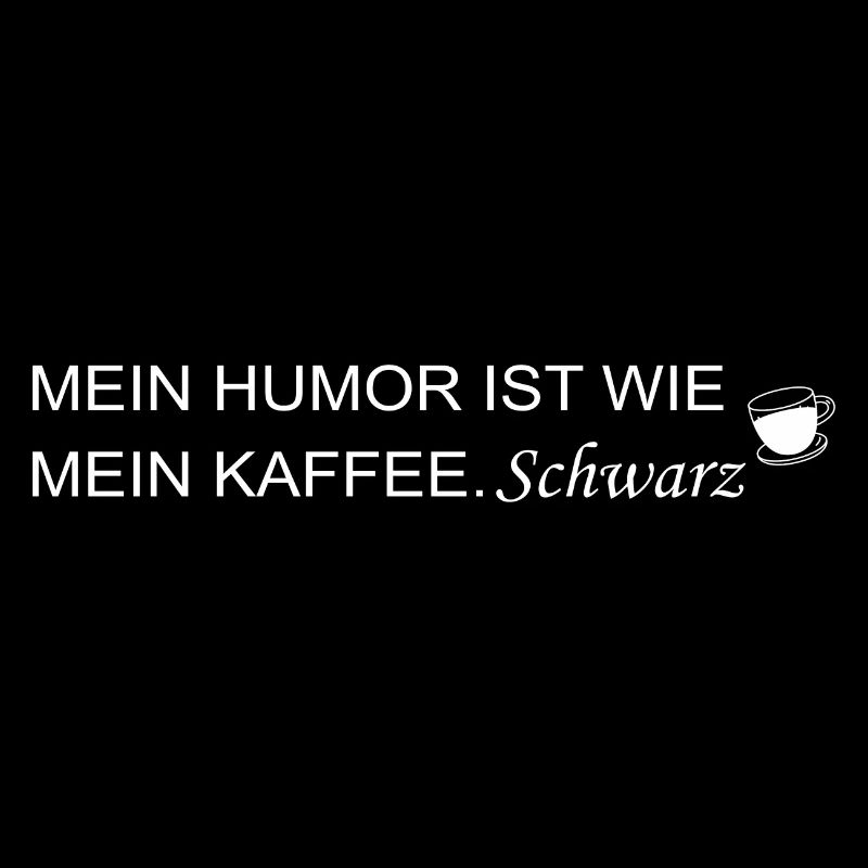 Schwarzer Humor mit Kaffee