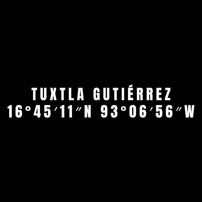 Tuxtla Gutiérrez, Mexique Coordonnées