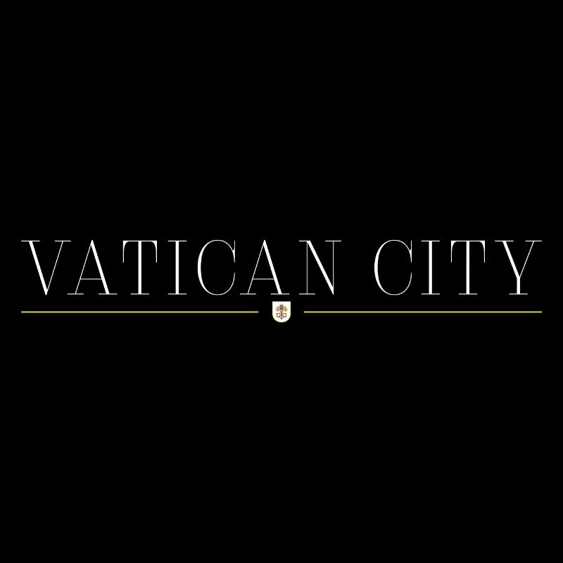 T-shirt de design de style de la Cité du Vatican
