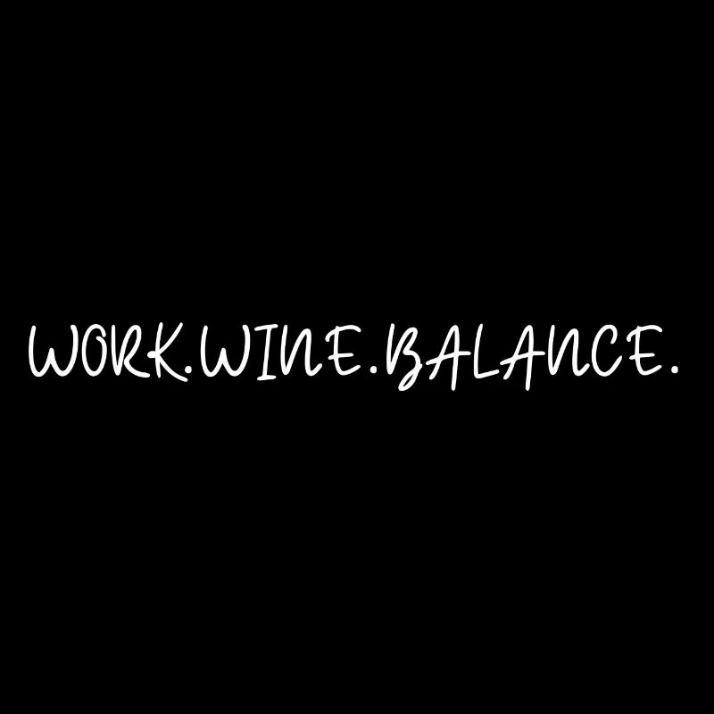 work wine balance weiß
