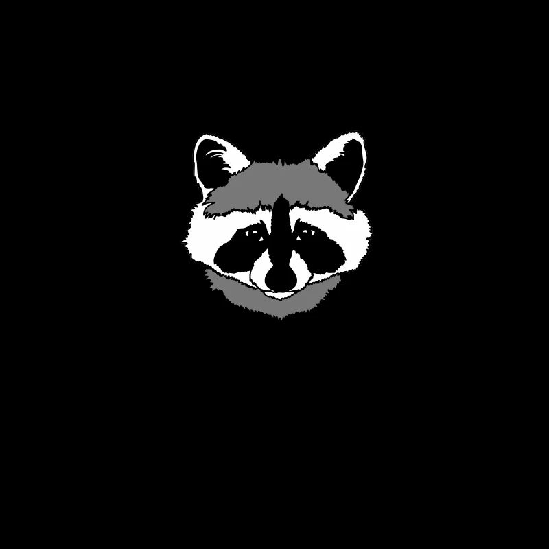 Waschbär Wildlife Text