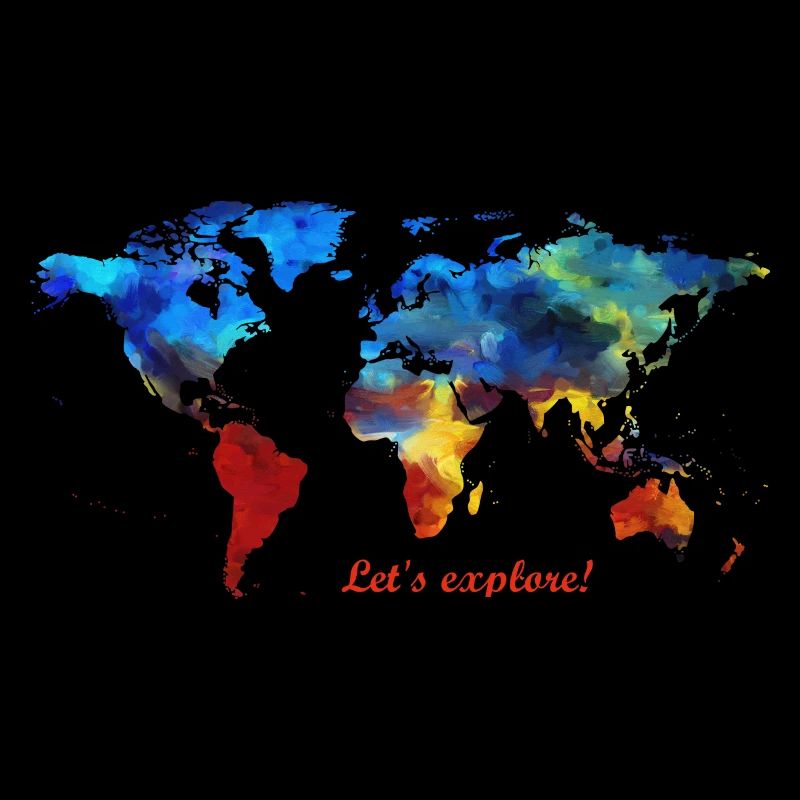 Permet d'explorer! carte du monde