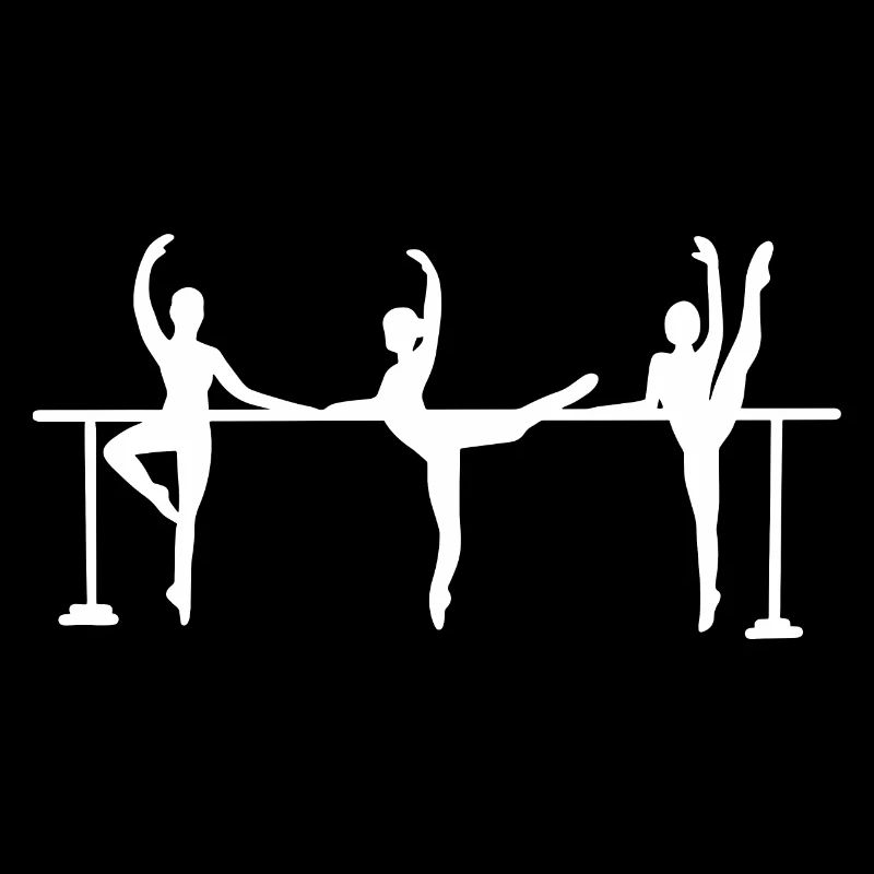 Ballett Mädchen an der Barre