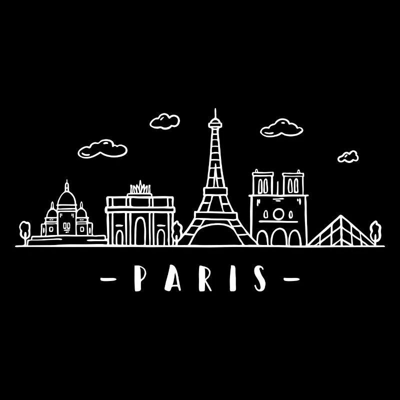 Paris Frankreich Hauptstadt Skyline Eiffelturm
