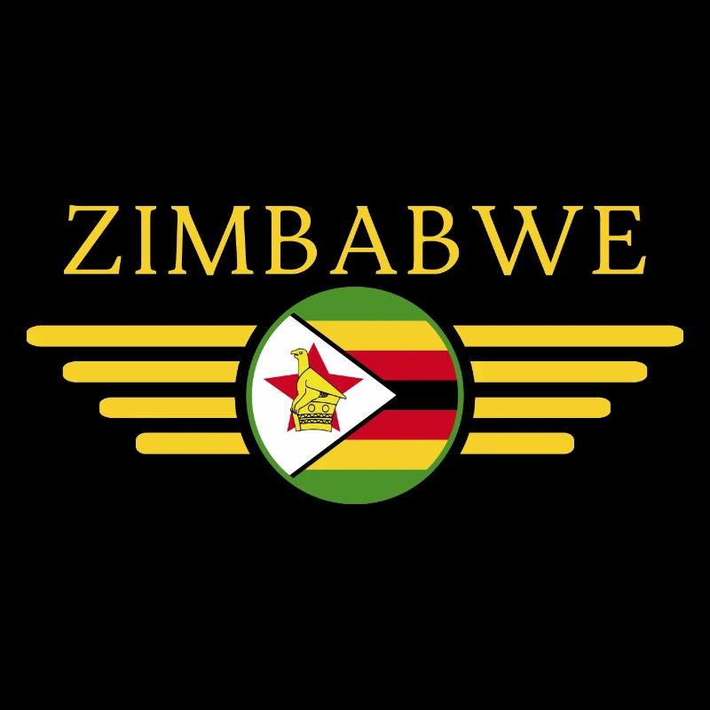 J’aime le Zimbabwe, T-shirt design de style élégance
