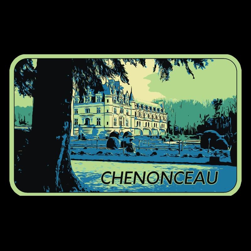 Blick auf das Château de Chenonceau: Loiretal