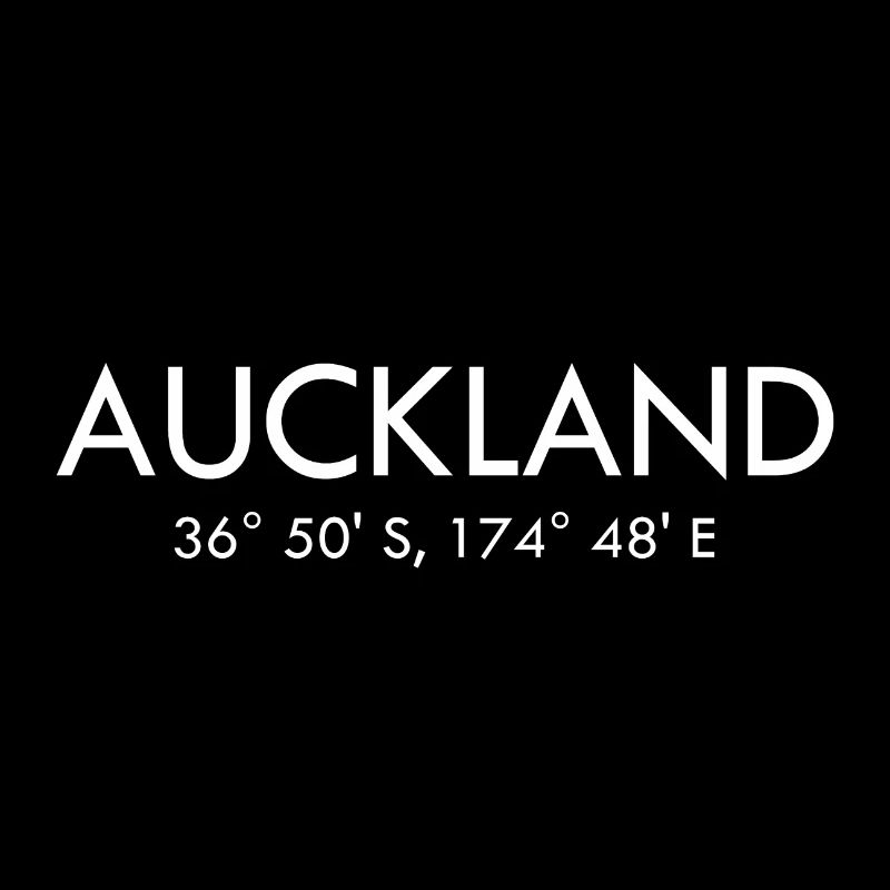 Auckland - New Zealand - Coordinates - Latitude