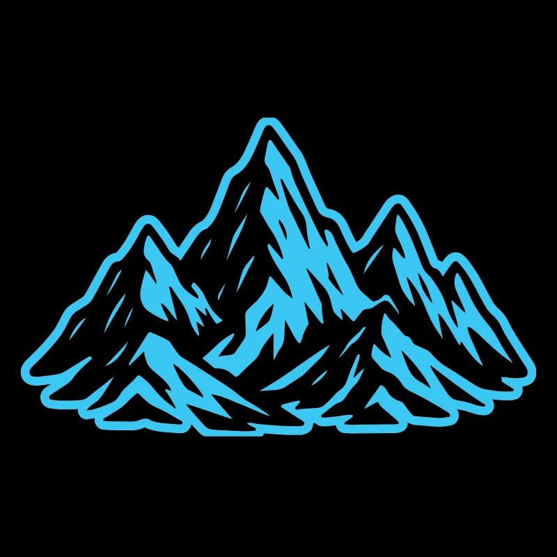 Berge Gipfel Symbol