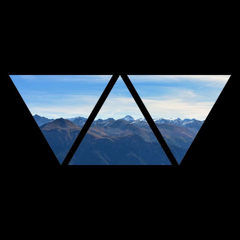 Alps Triangle Hiking Austria Gift Mountains