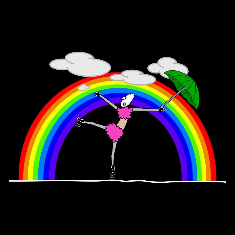 Danser dans l’arc-en-ciel