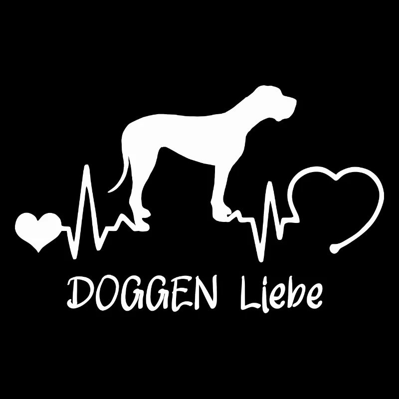 Deutsche Dogge mit Herzschlag