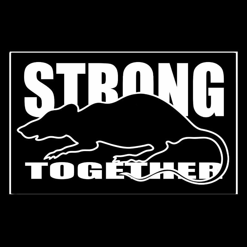 Unity Rongeur Silhouette Graphic Tee blanc