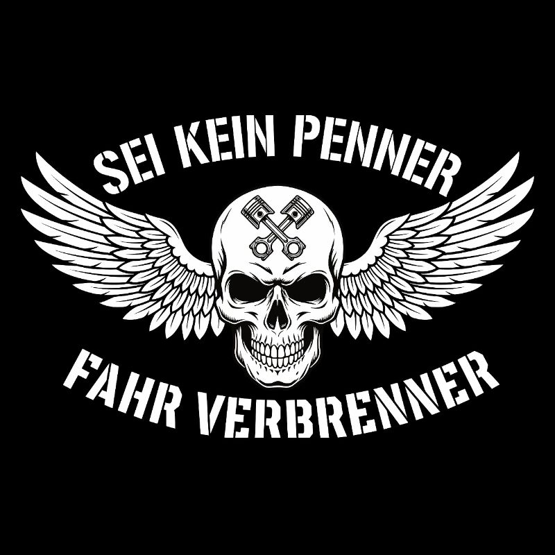 Moteur à combustion de l’attraction – Déclaration du crâne de motard