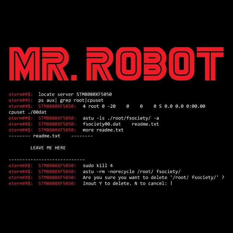 Hacker, mr. robot, computer