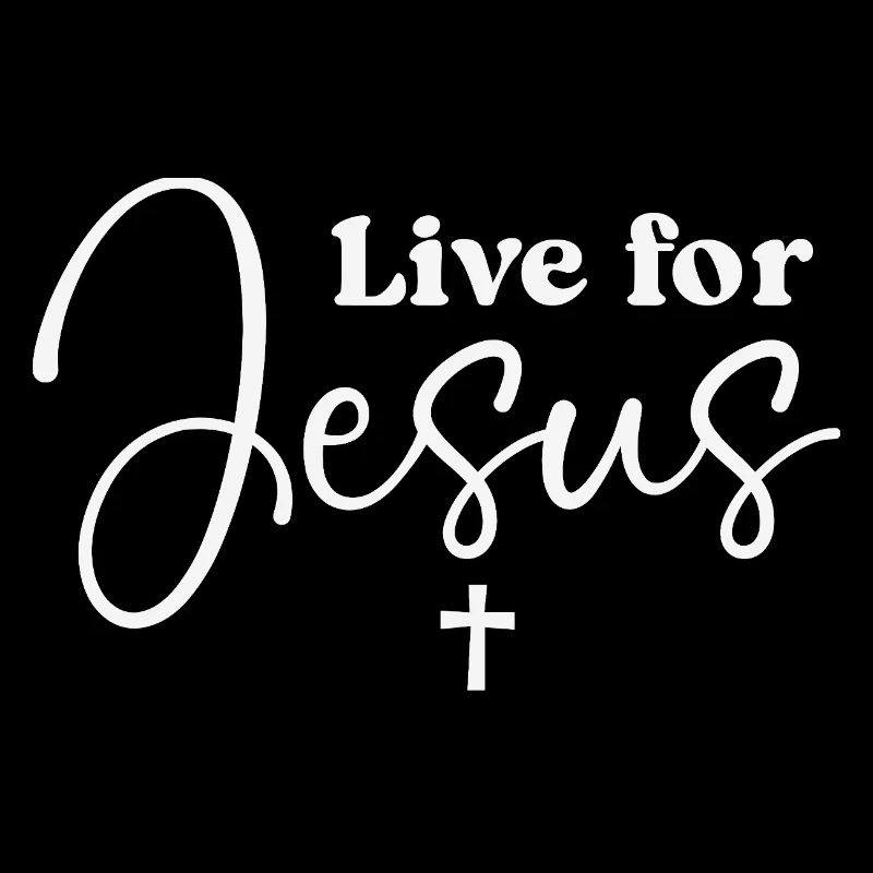 Typographie du script Live for Jesus