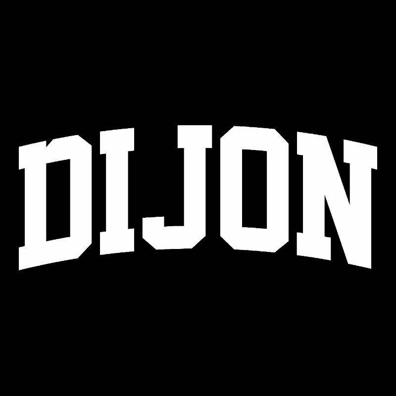 Dijon logo: Collegiate design with authentic style