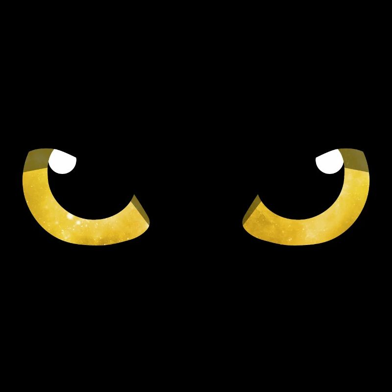 Yeux de chat jaune