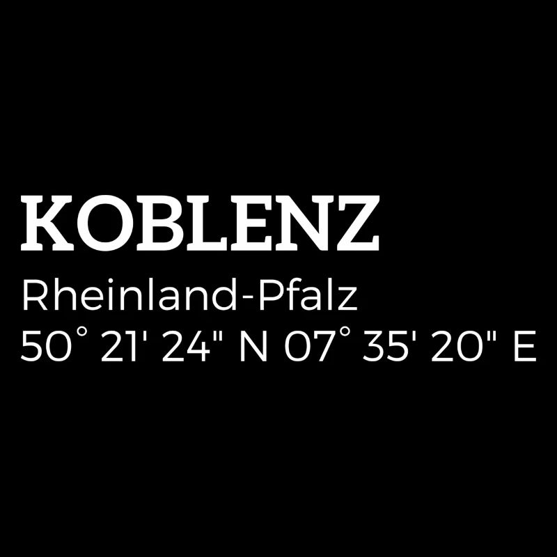 coordonnées de Coblence, Rhénanie-Palatinat