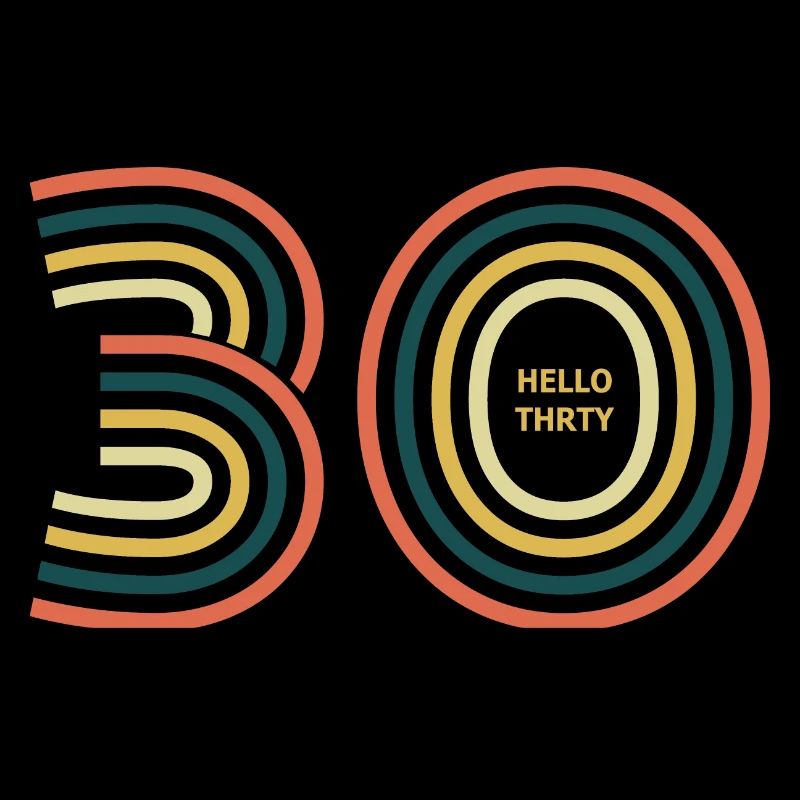 bonjour 30. 30e anniversaire