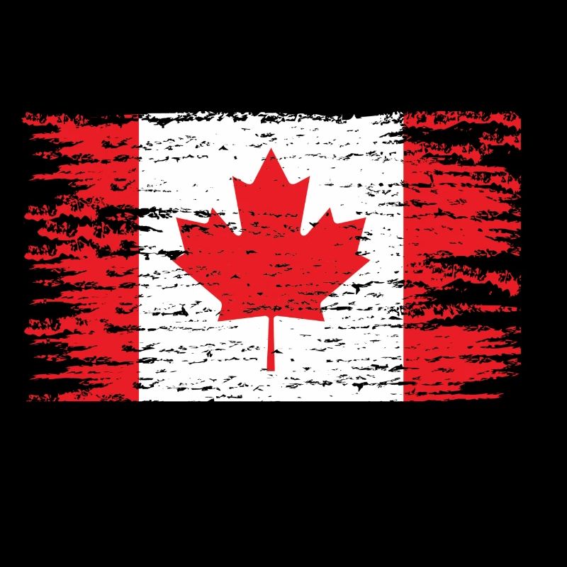Drapeau Canadien en Grunge
