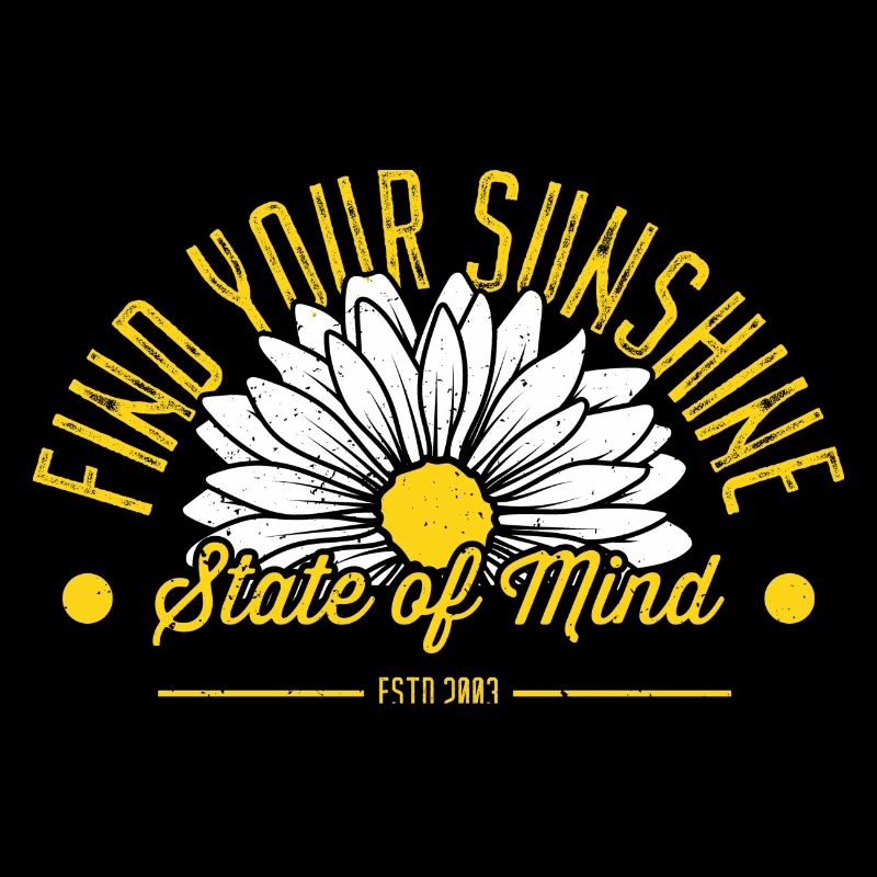 Daisy Trend Visual mit inspirierender Phrase