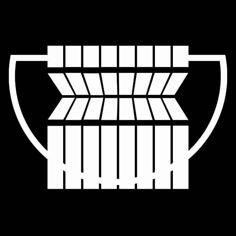 Abstract Geometric Pattern on Monochrome