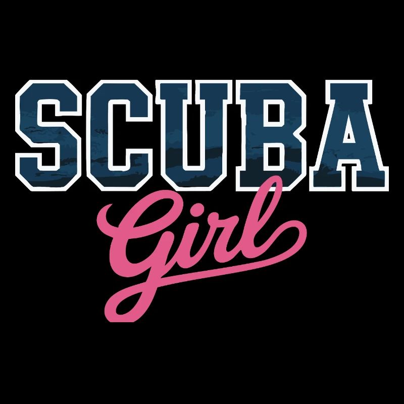 Conception de fille de plongée