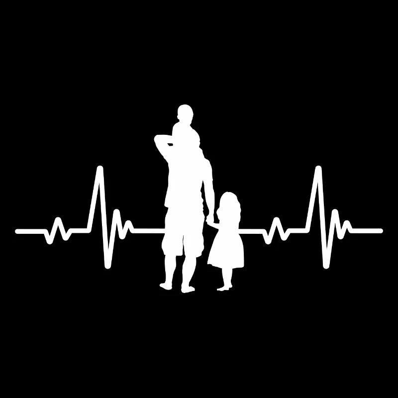Dad and Son Heartbeat Humor Dad