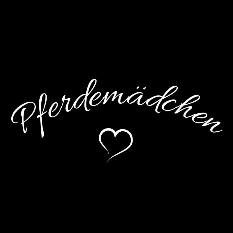 Pferdemädchen Herz Pferd reiten Geschenk