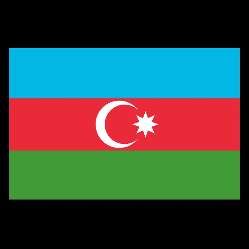 conception de l'affiche drapeau du drapeau de l'Azerbaïdjan Fahne