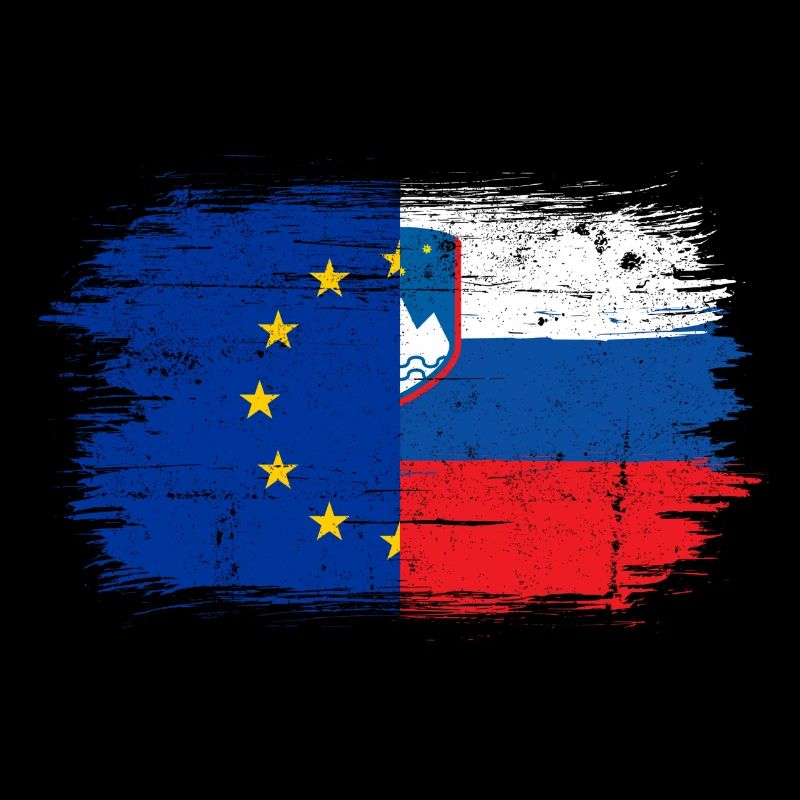 Fusion des drapeaux UE-Slovénie
