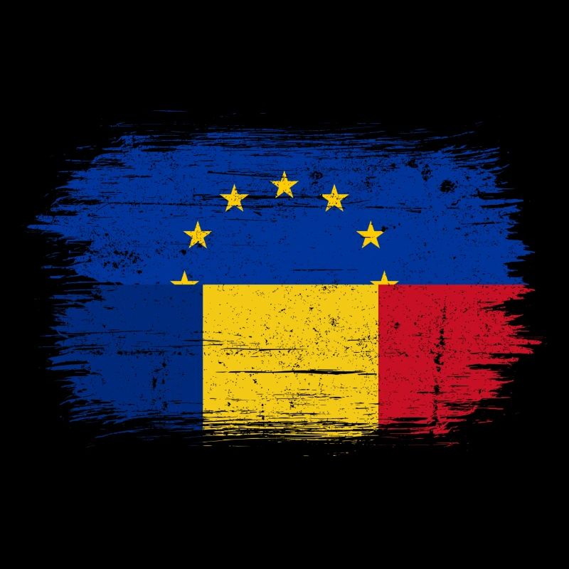 Des étoiles de l’UE sur le drapeau roumain