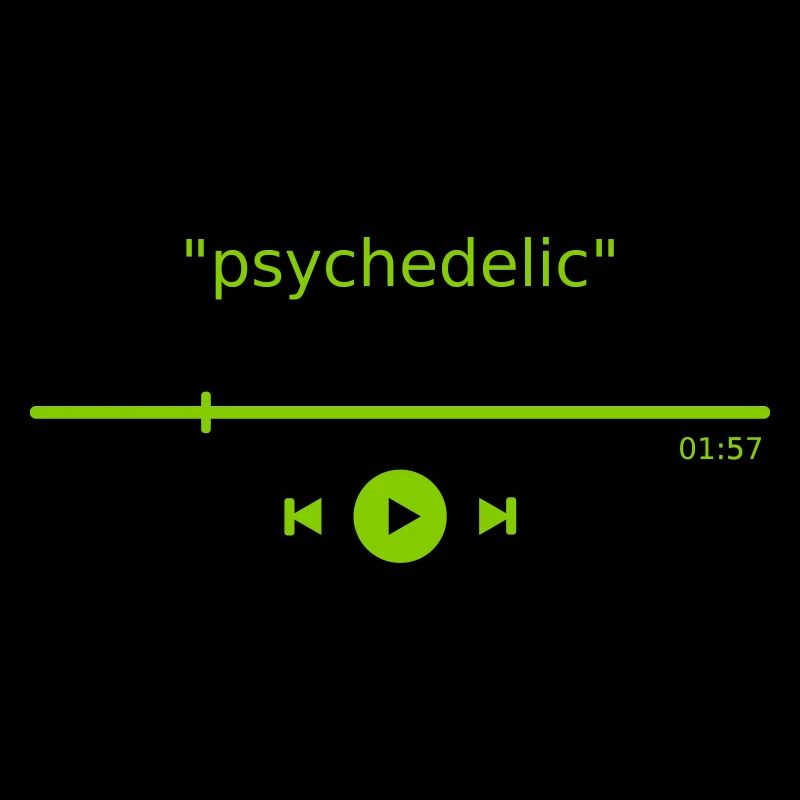 Musikkspiller PSYCHEDELIC Spill MP3-streaming-tema
