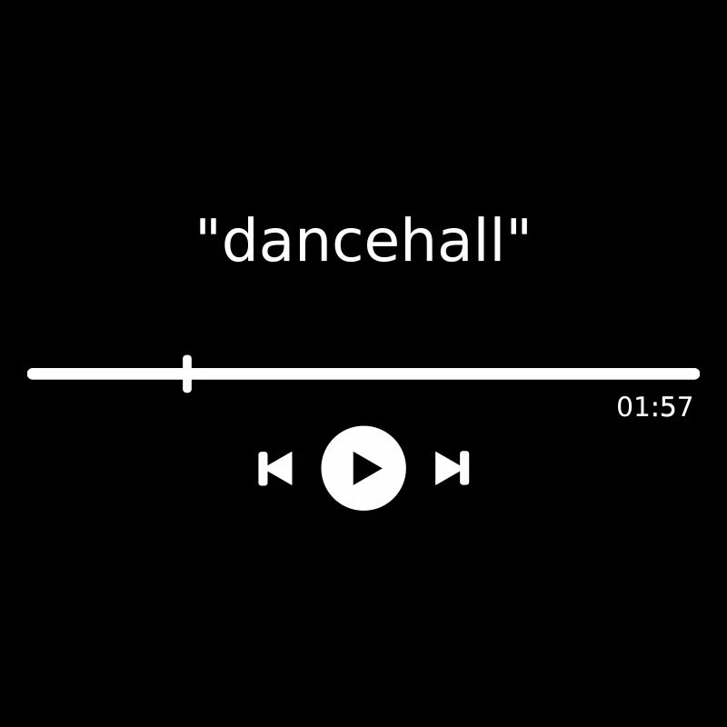 Dancehall Music Player Play Button