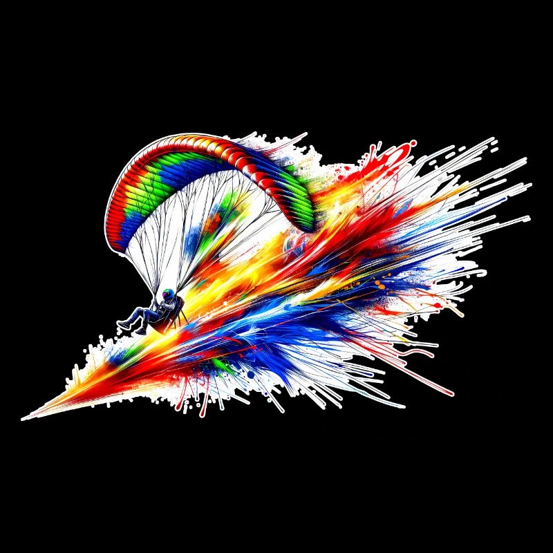 Parapente - Color Splash