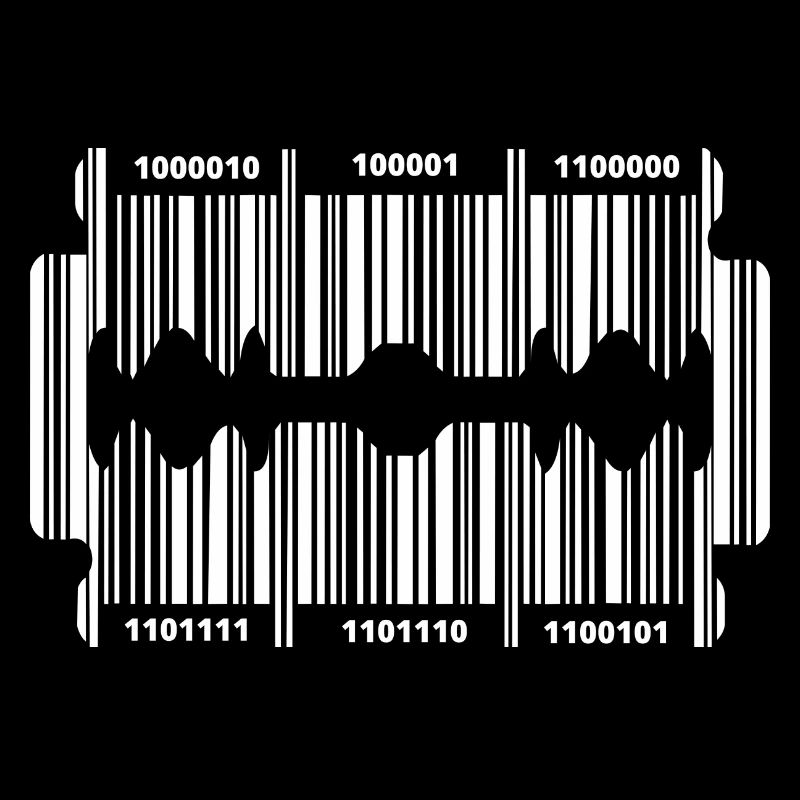 Lame de rasoir avec code