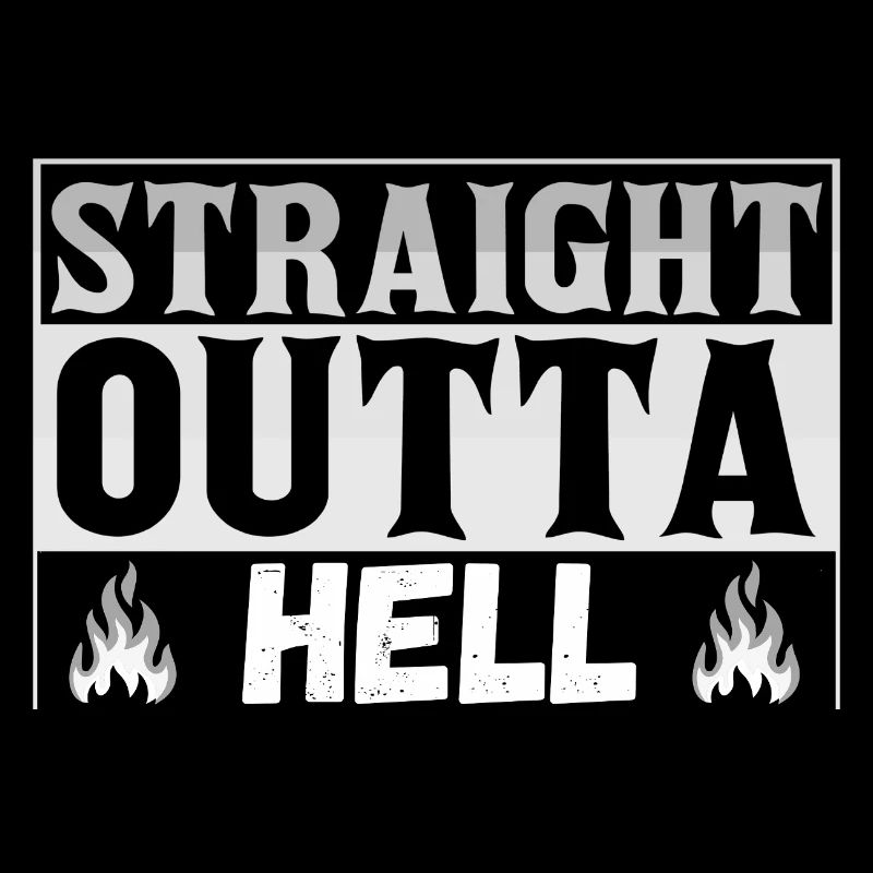 Straight Outta Hell Design